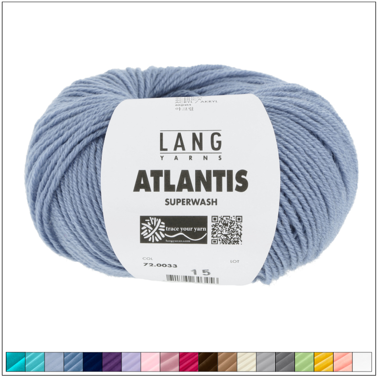 Atlantis Lang Yarns, diverse Farben