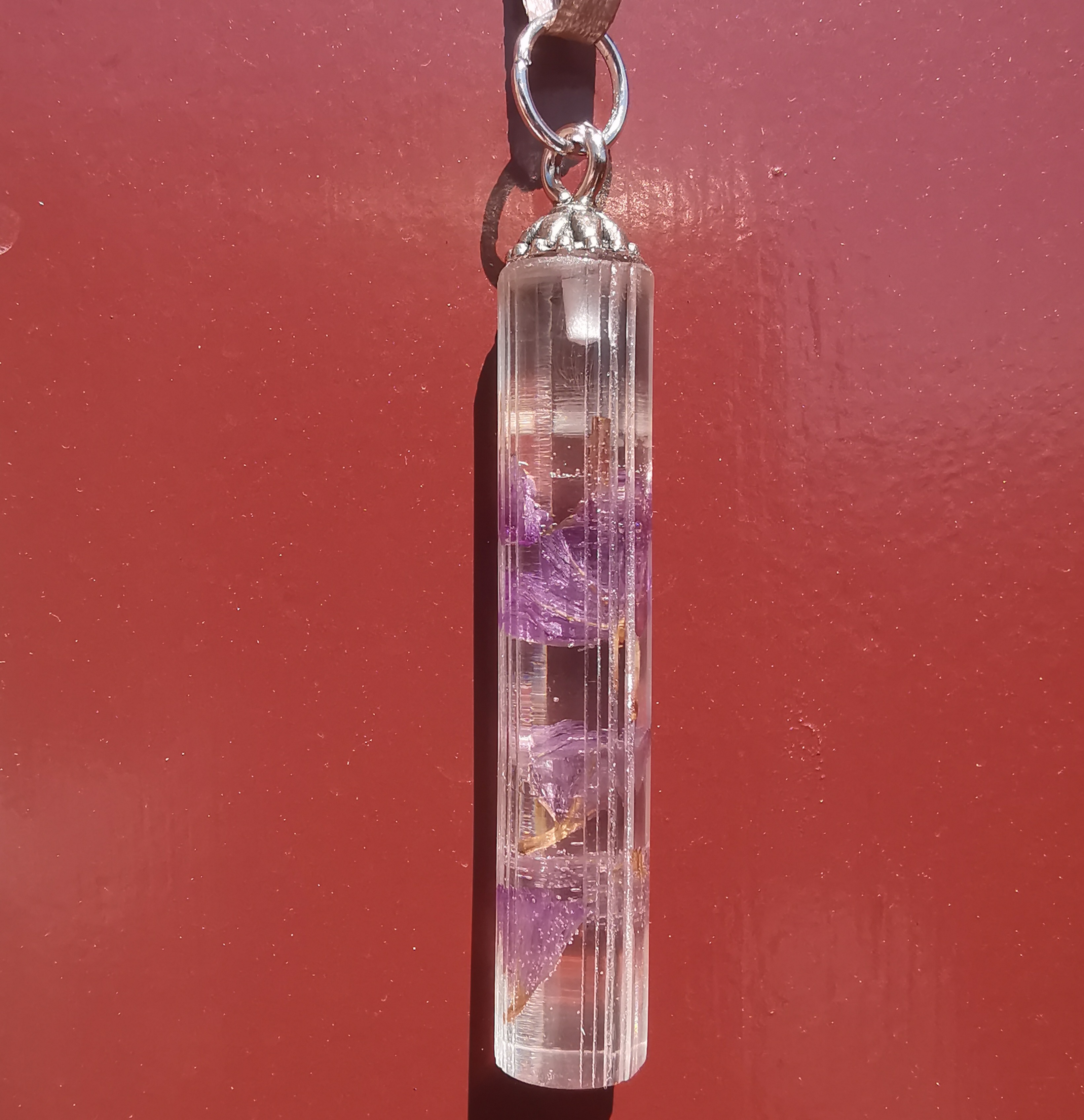 3070 - Purple Flower Cylinder