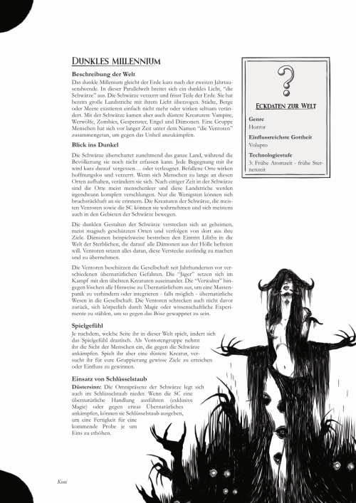 Keys RPG Schnellstarter Softcover & PDF