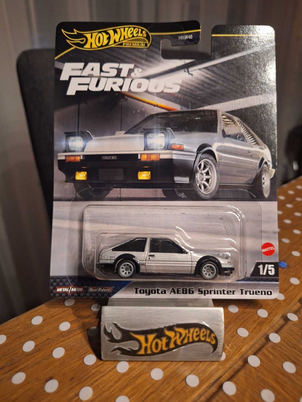 Hot Wheels Fast and Furious 2024 Mix 1 Toyota AE86 Sprinter Trueno 1/5