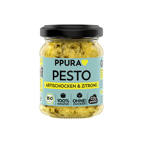 PPURA Pesto - Bio - mit Artischoken & Zitrone