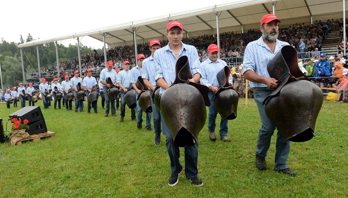 Kantonales Schwingfest in Affoltern i. E. 2017 mit den Dürrgraben Treichler