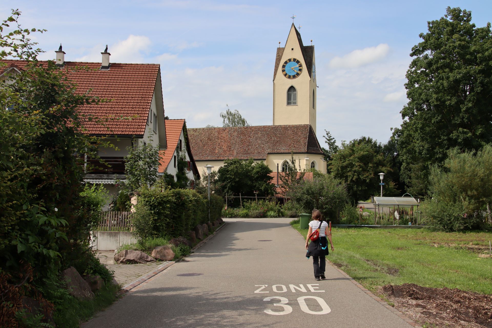 'Unsere Kirche' ist das weitum sichtbare Zeichen bald Zuhause zu sein