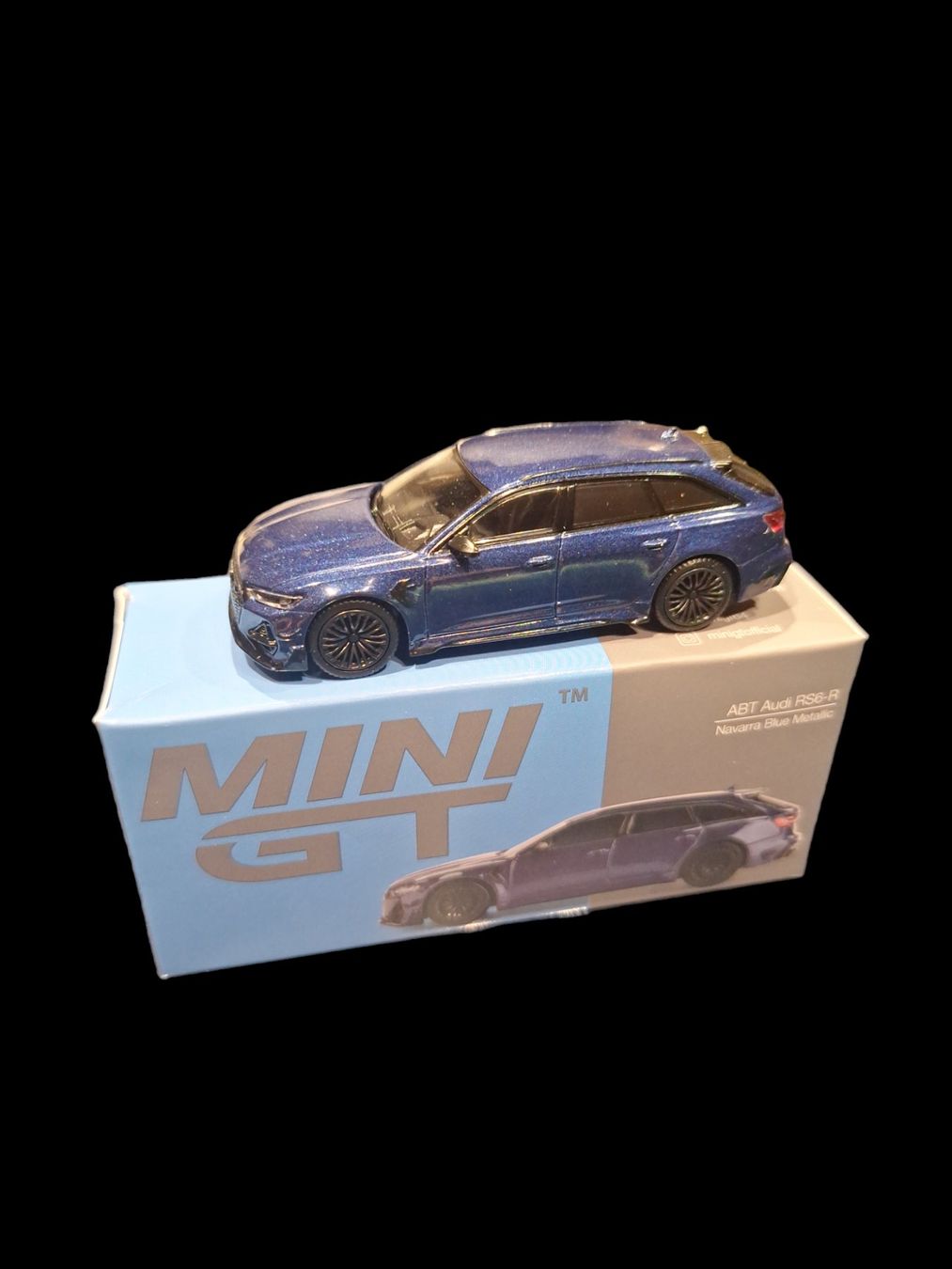 Mini GT #574 ABT Audi RS6-R Navarra Blue Metallic