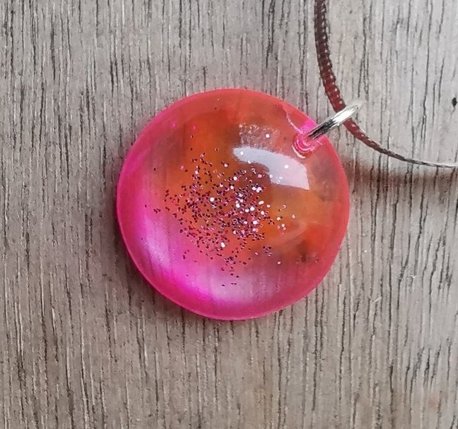 1430 - Pink Orange Cabochon