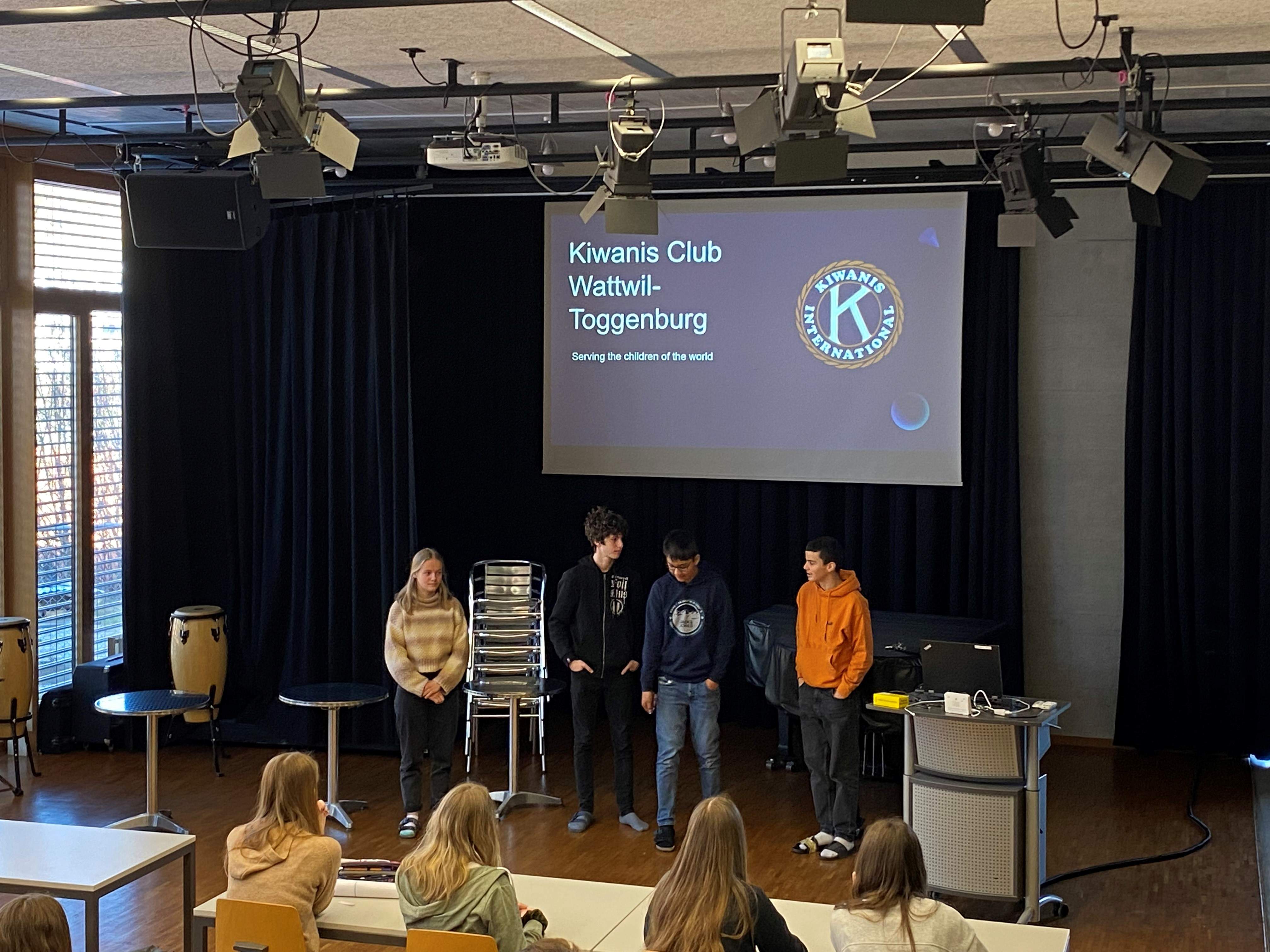 Der KC Wattwil-Toggenburg unterstütz die Präventionstage an der Oberstufe in Güenau