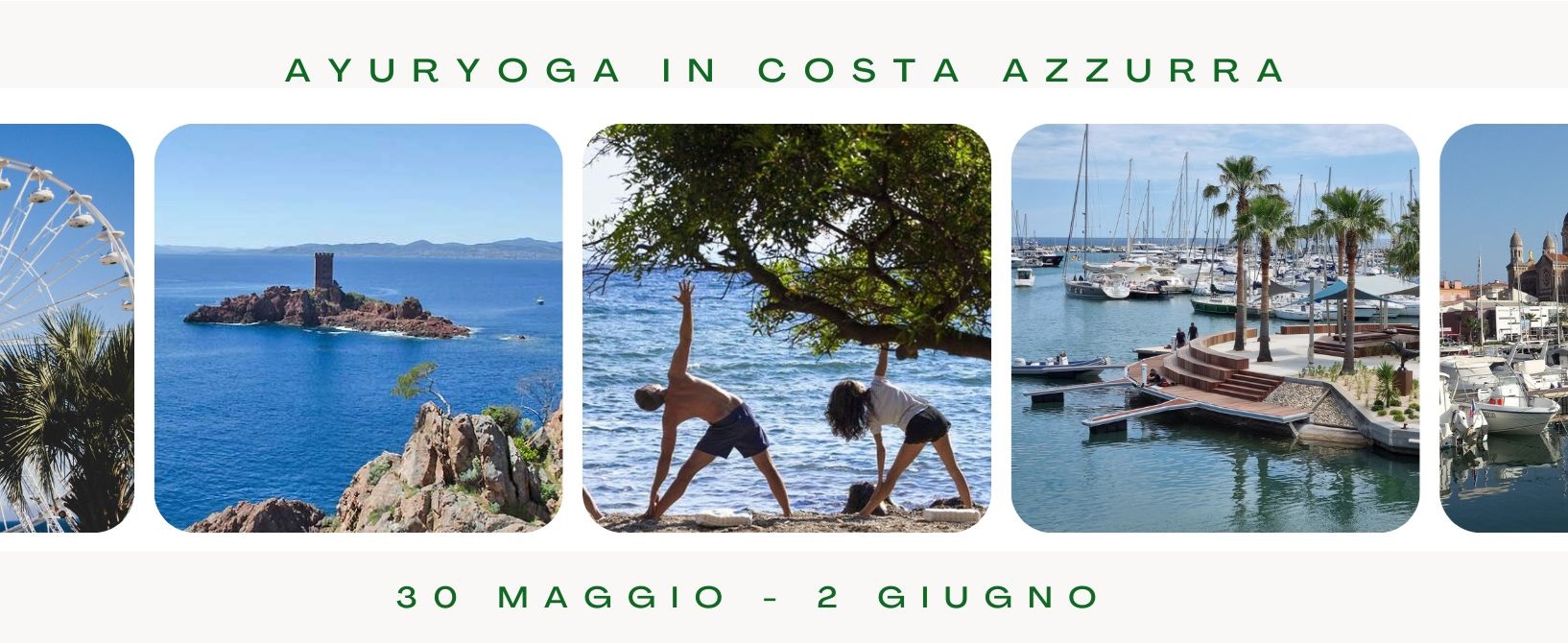 Yoga & Ayurveda en Côte d'Azur, les énergies des cinq éléments