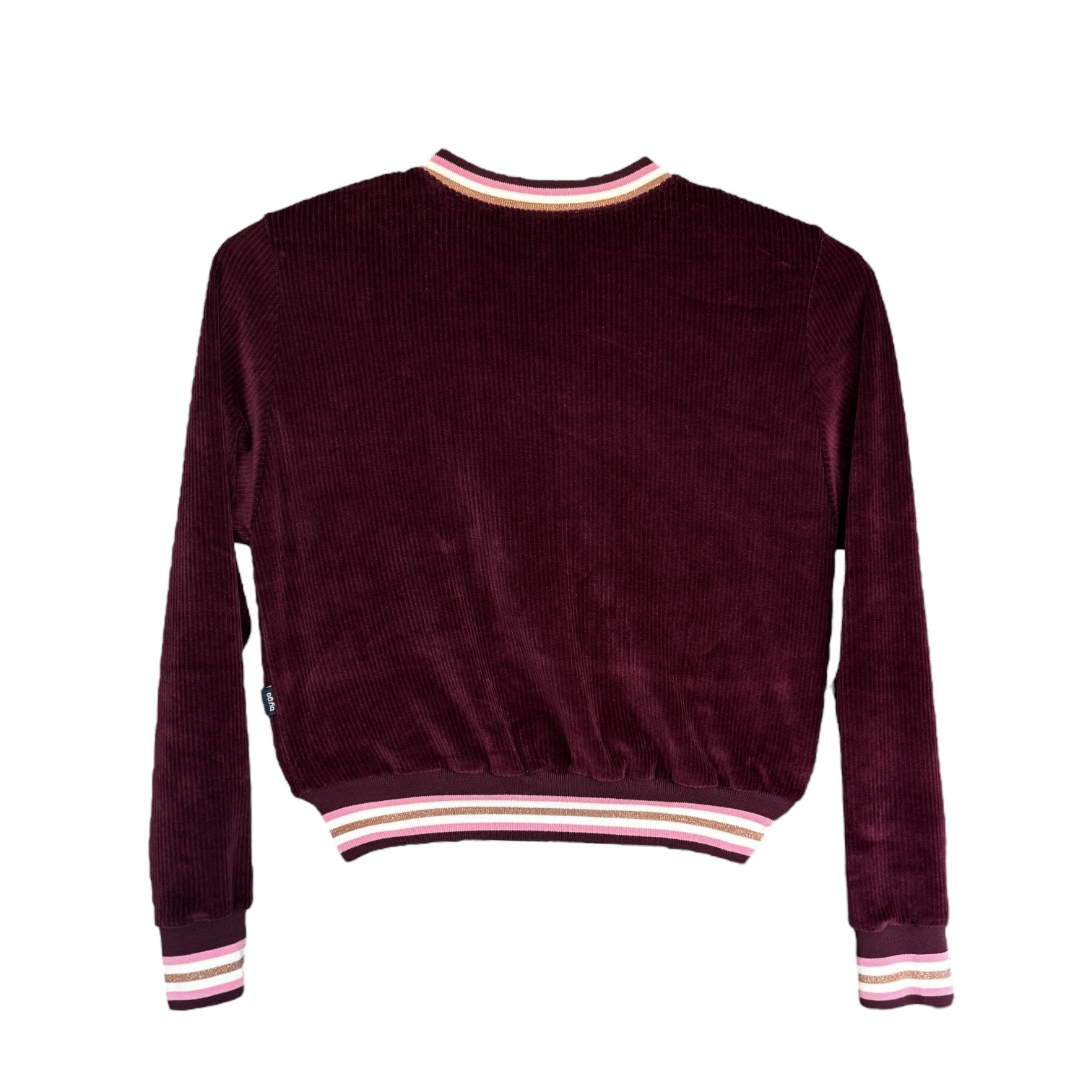 BIO Damen Blouson Cord Jersey bordeaux