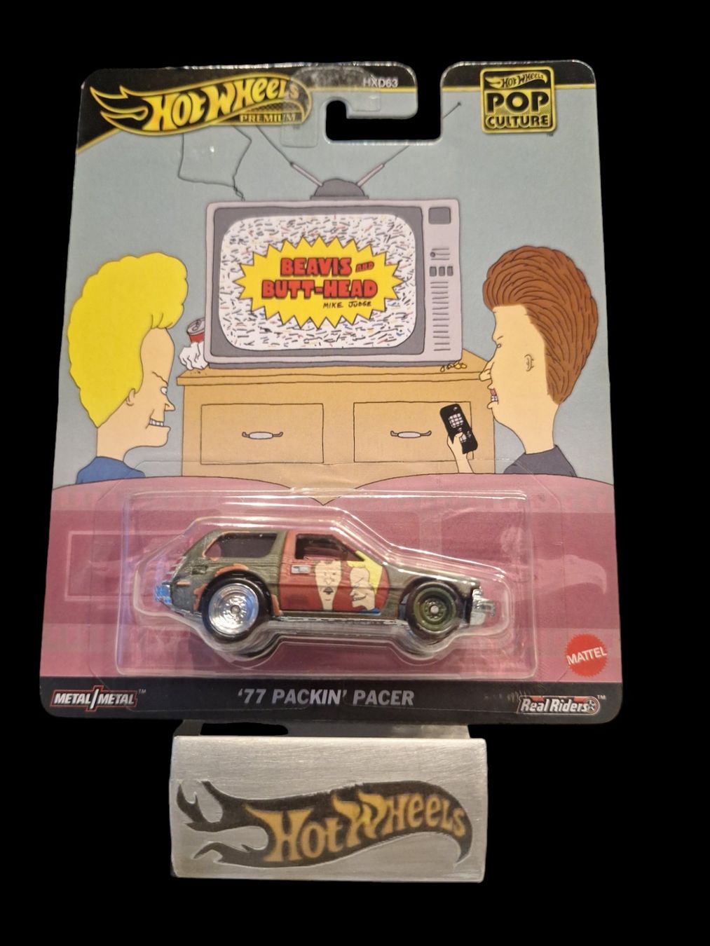 Hot Wheels Premium 2024 Beavis and Butt-Head 77 Packin Pacer