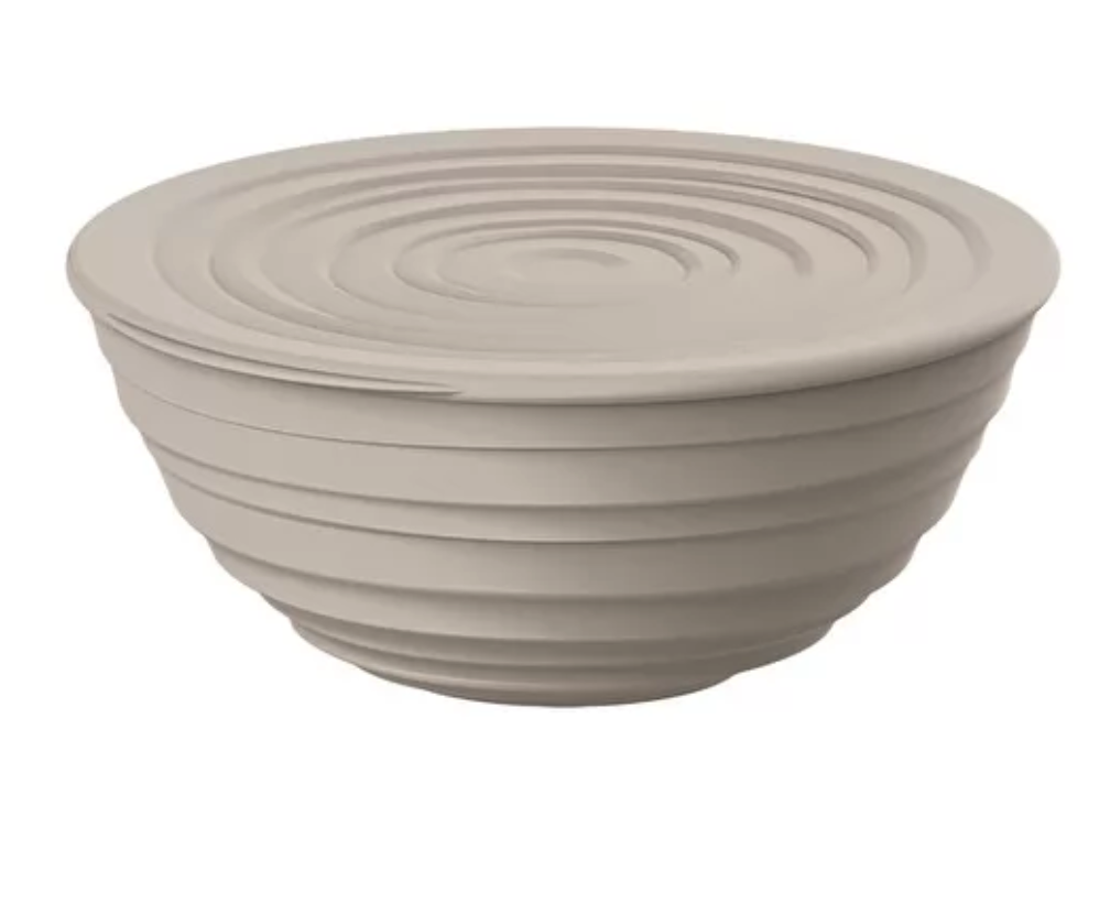 Guzzini TIERRA M BOWL WITH LID Taupe
