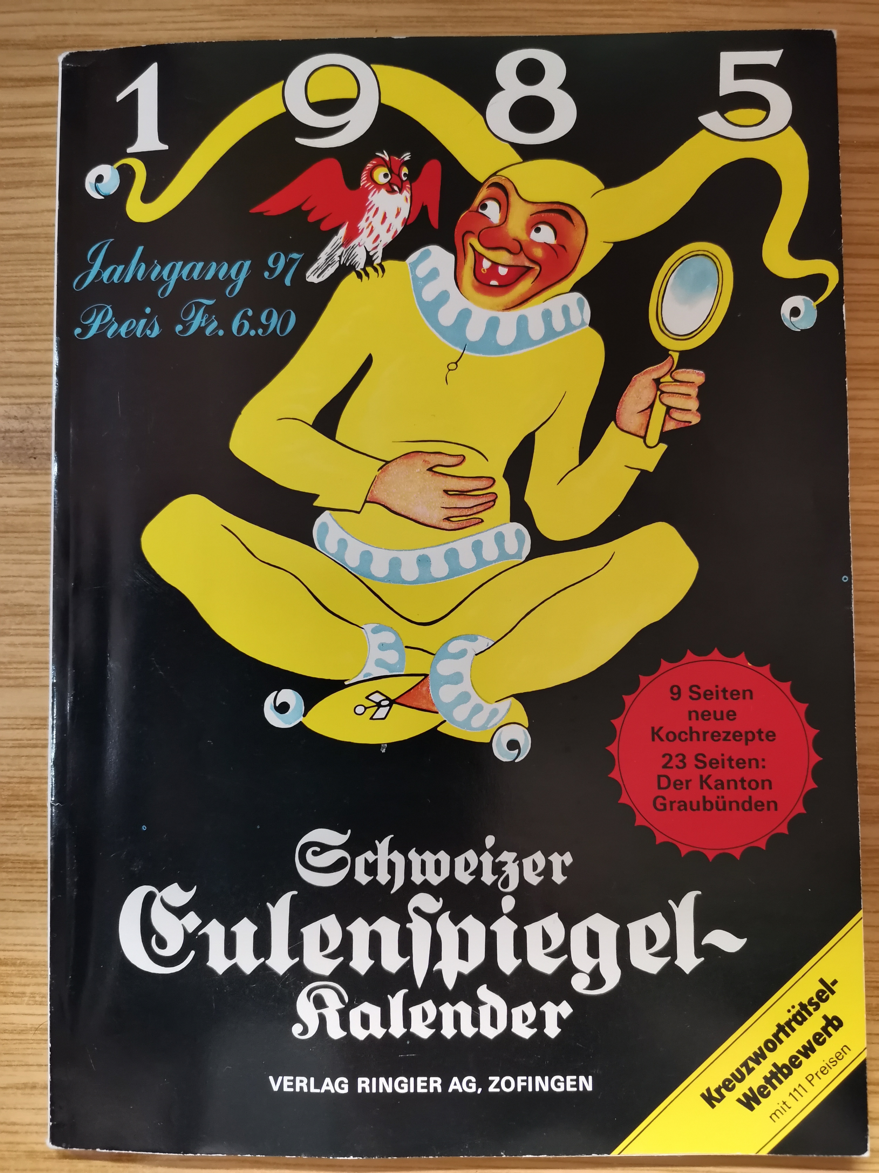 Schweizer Eulenspiegel Kalender 1985