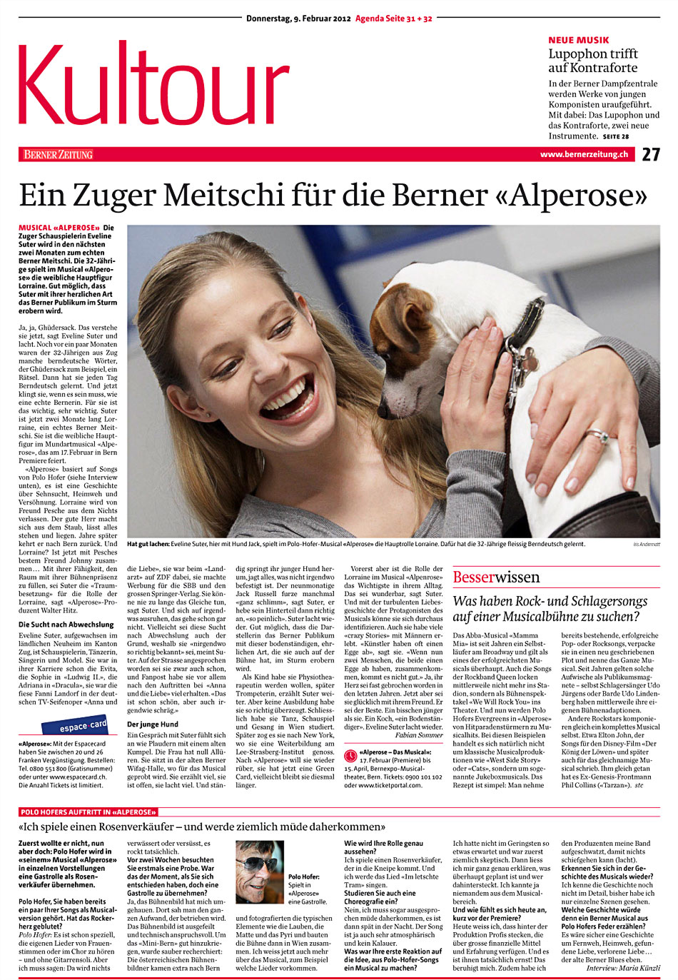 Berner Zeitung / Februar 2012
