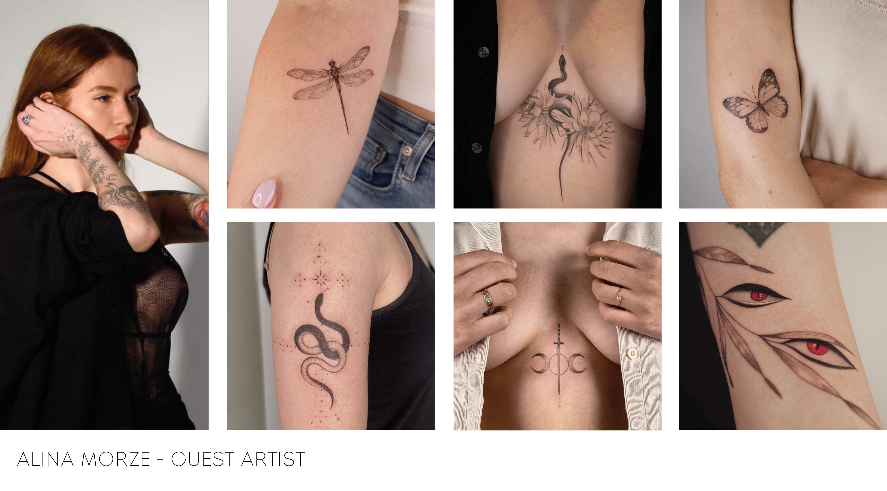 Tattoo Luzern - Alina Yarieva - Fine Line and Semi-Realistic Tattoo Artist- Sullivan Ink