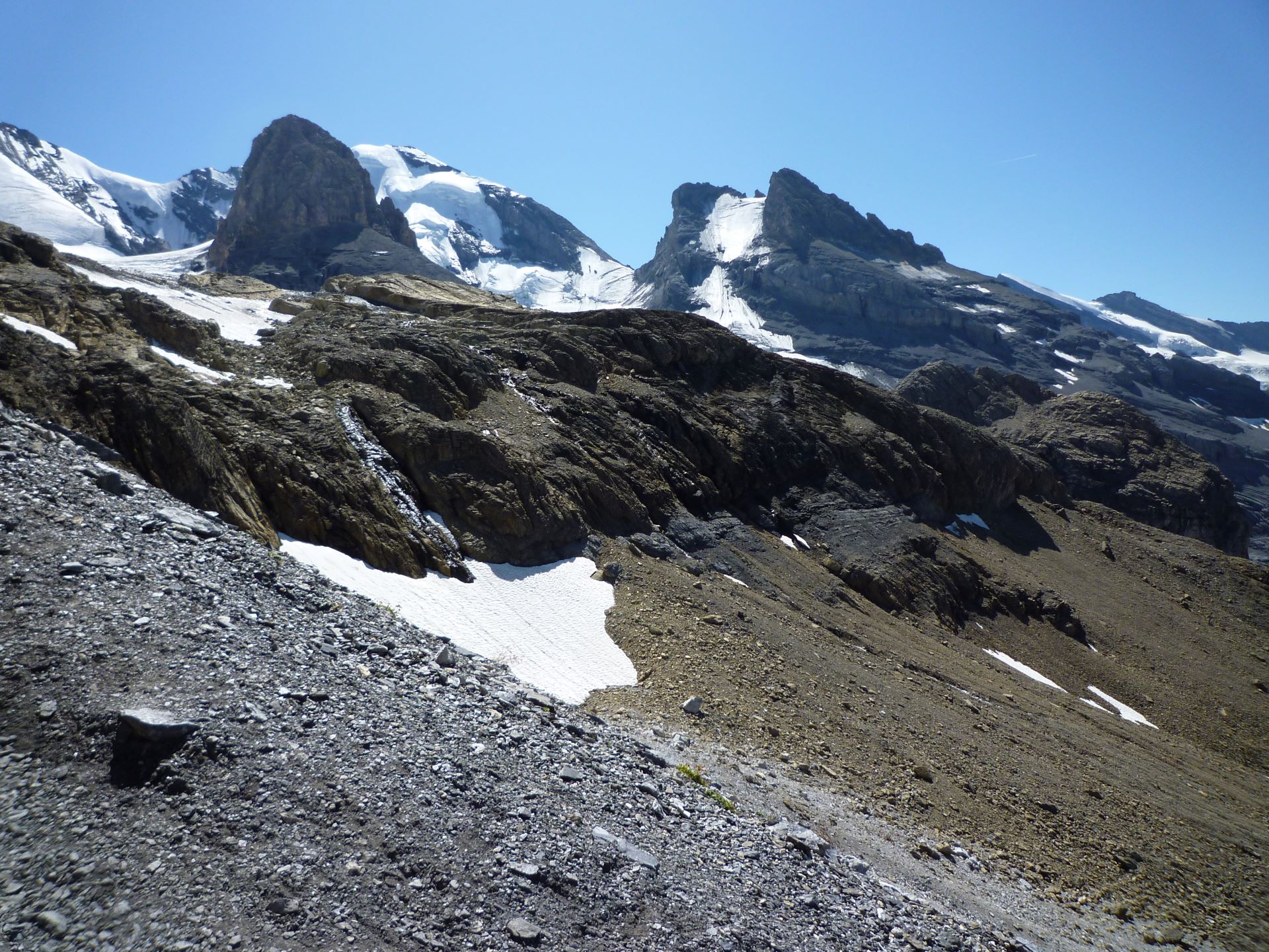 Gletscher und imposante Moränen