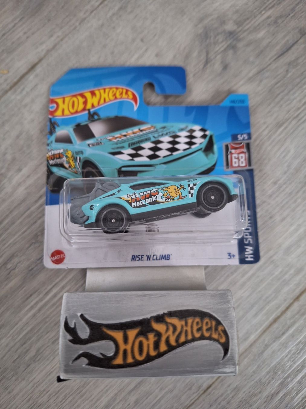 Treasure Hunt Hot Wheels HW Sports 2023 Rise 'n Climb 5/5 Short Card