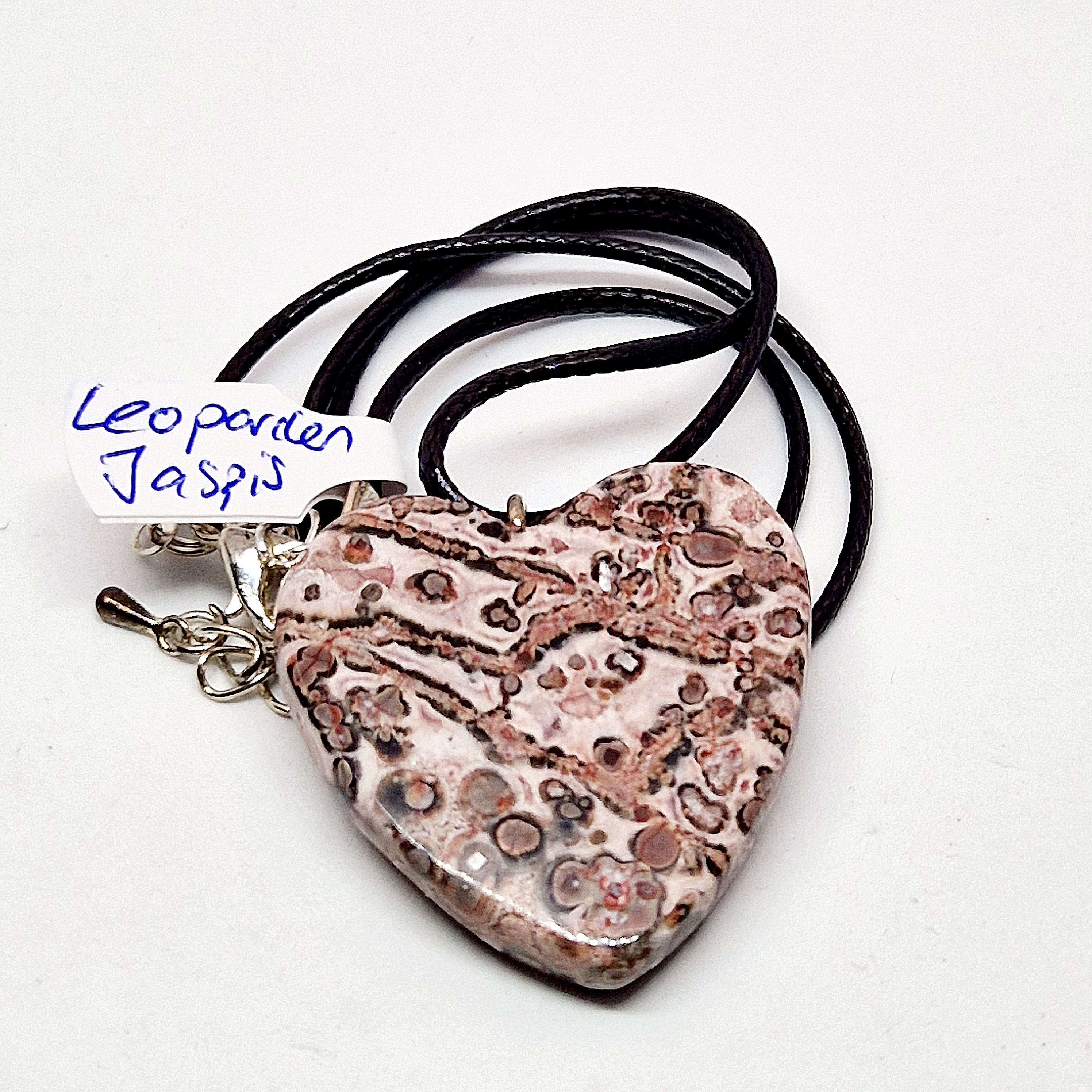 Leoparden Jaspis Herz