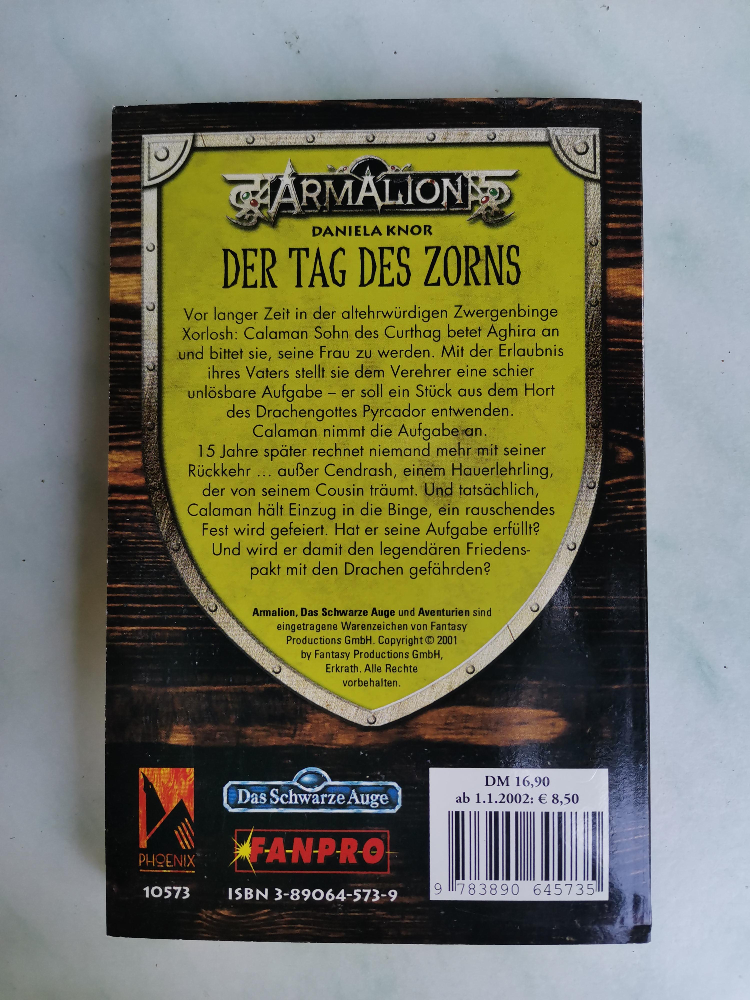 Armalion, Der Tag des Zorns