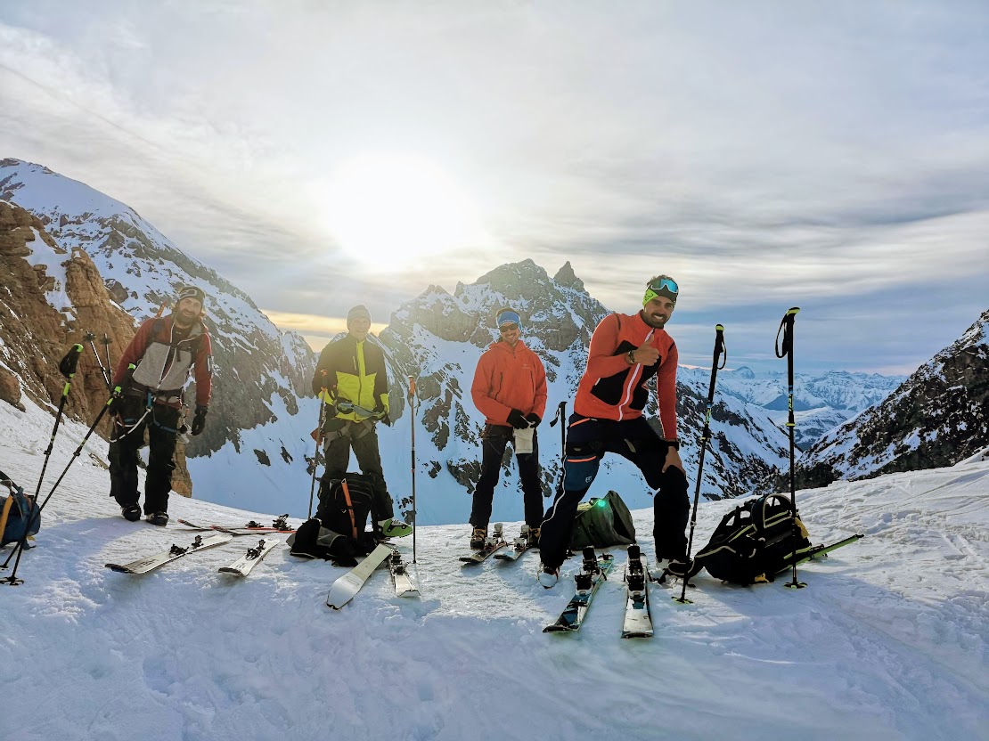 Skitour Tödi, Puntegliashütte, Piz Russein, Tierfed, Fridolinshütte, Bifertenfirn, Surselva, Val Russein, Gletscher