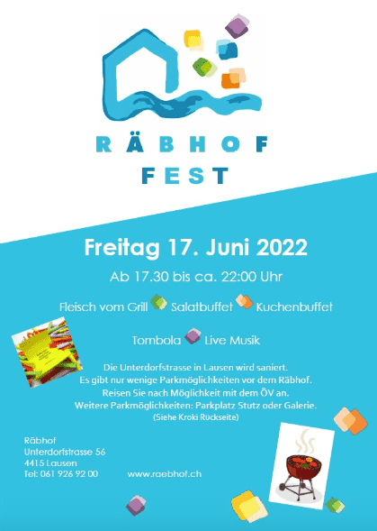 Räbhof Fest am 17. Juni 2022