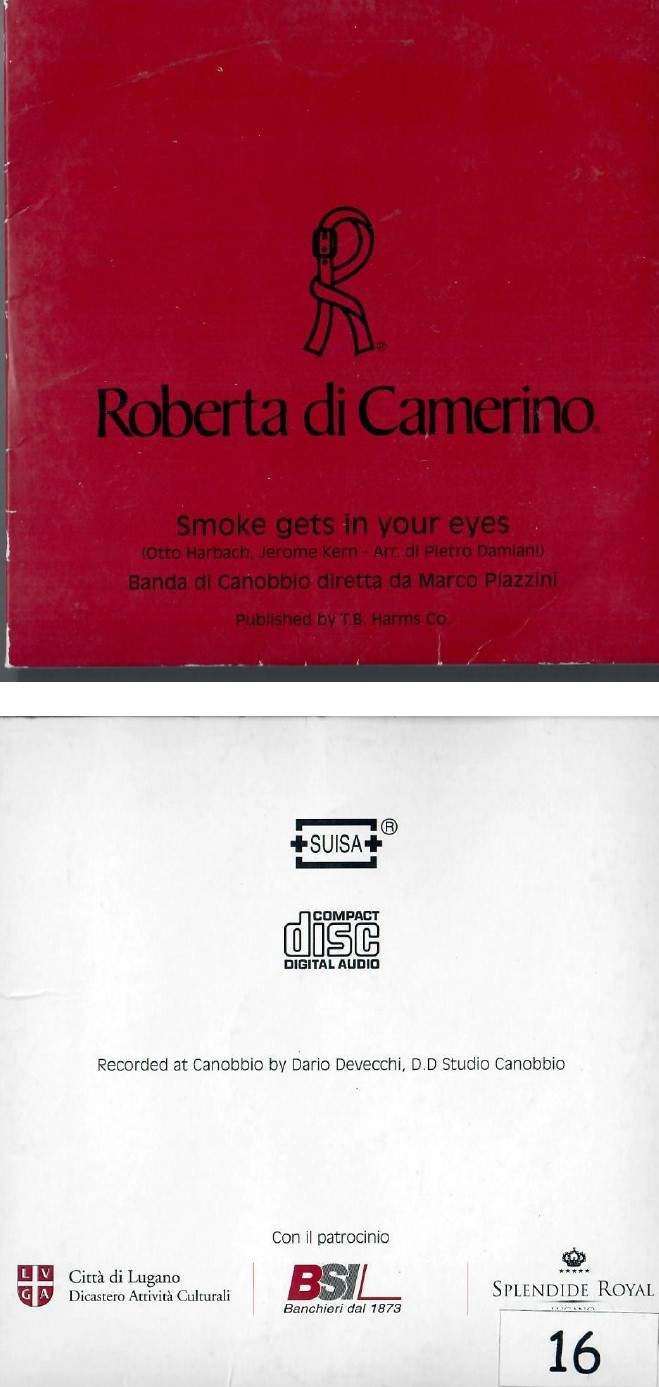 CD singolo pubblicato dal "brand" Roberta di Camerino con solista alla tromba Gigi Ghisletta.