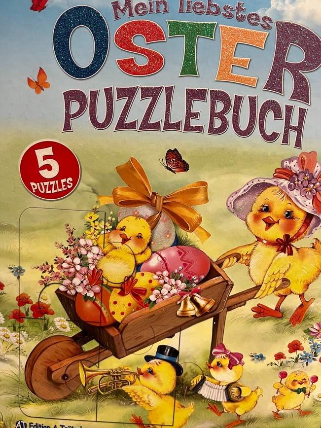 Mein liebstes Oster Puzzlebuch - 5 Puzzles