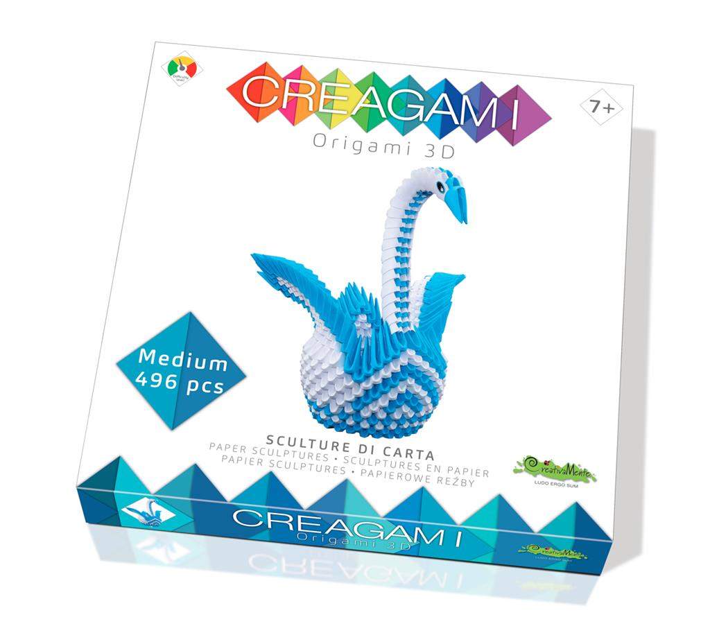 Origami 3D  Schwan 496 Teile