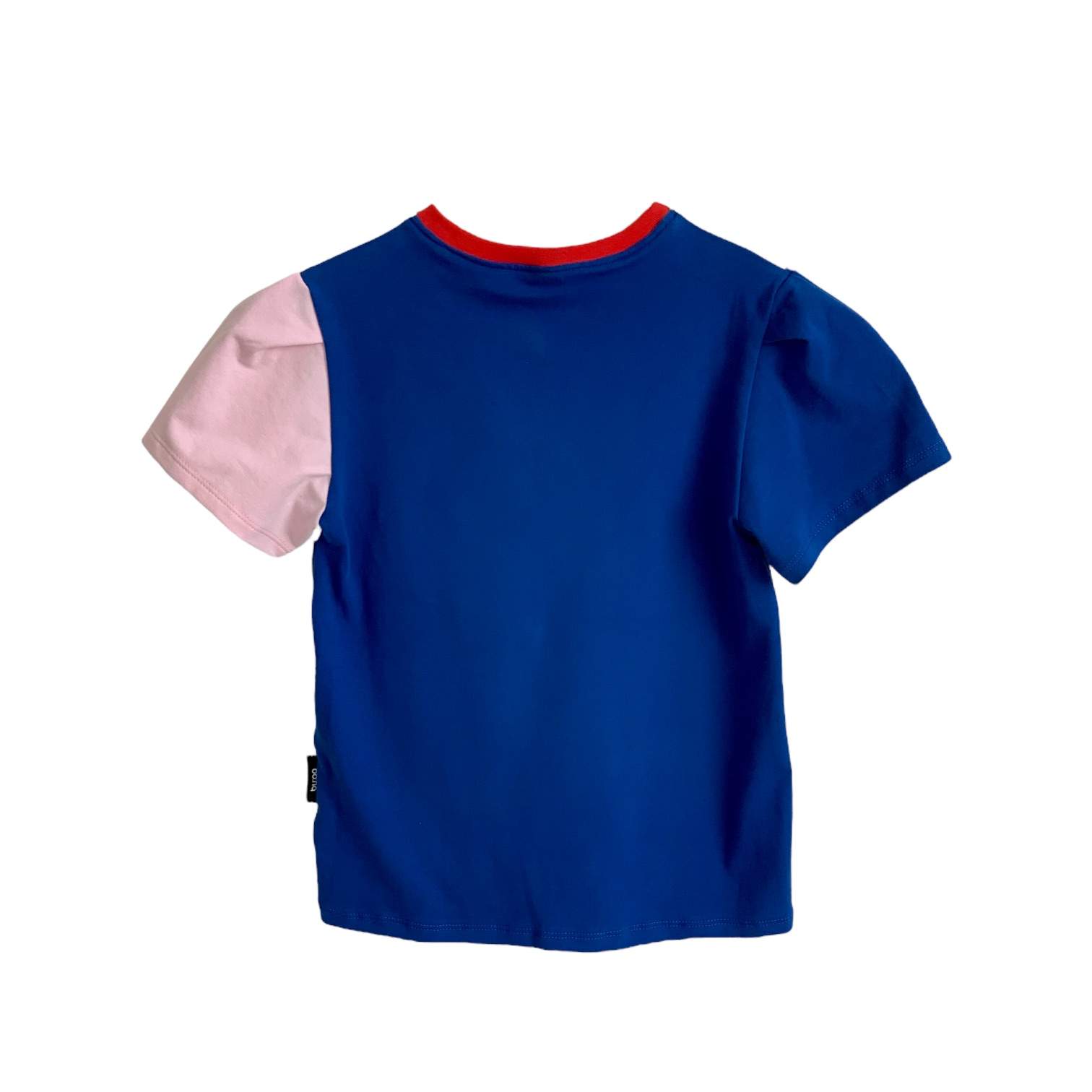 BIO T-Shirt blau/rosa