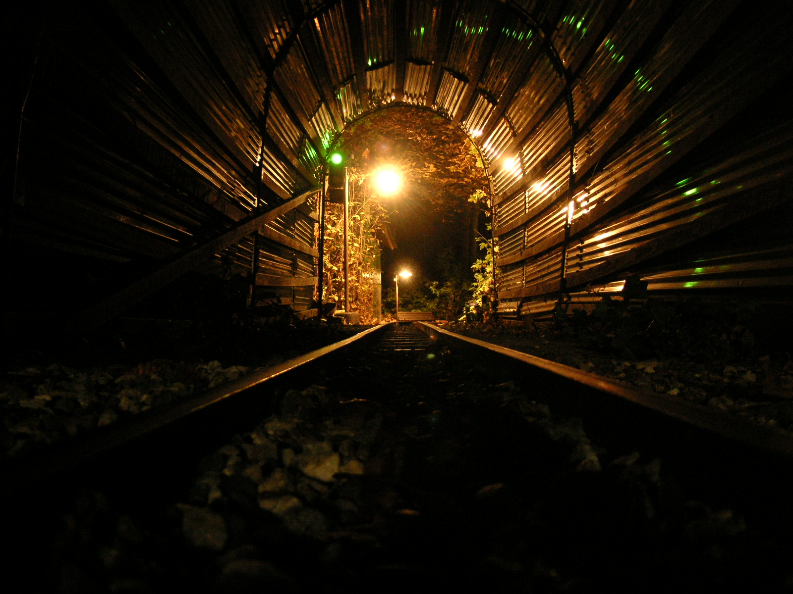 Der Alte Tunnel in einer Nacht 2003