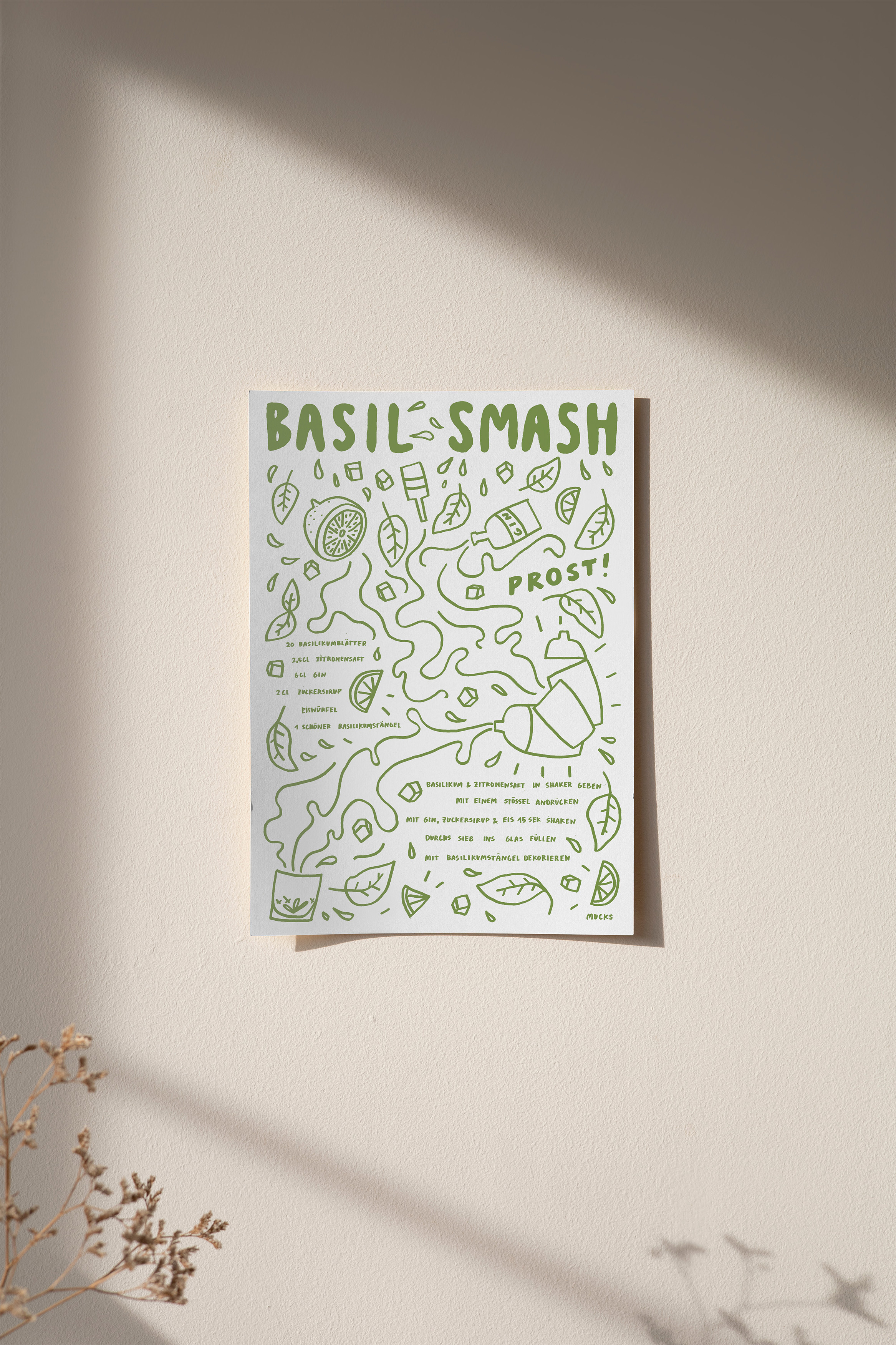 Poster Basil Smash