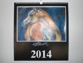 Handsignierter Jahreskalender 33 x 35 cm mit 12 Gemälden 60 SFr oder 50€