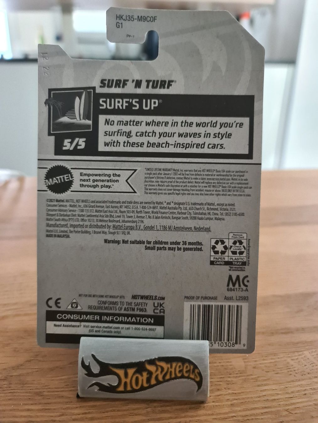 Hot Wheels Surf's Up 2023 Surf N Turf 5/5 L