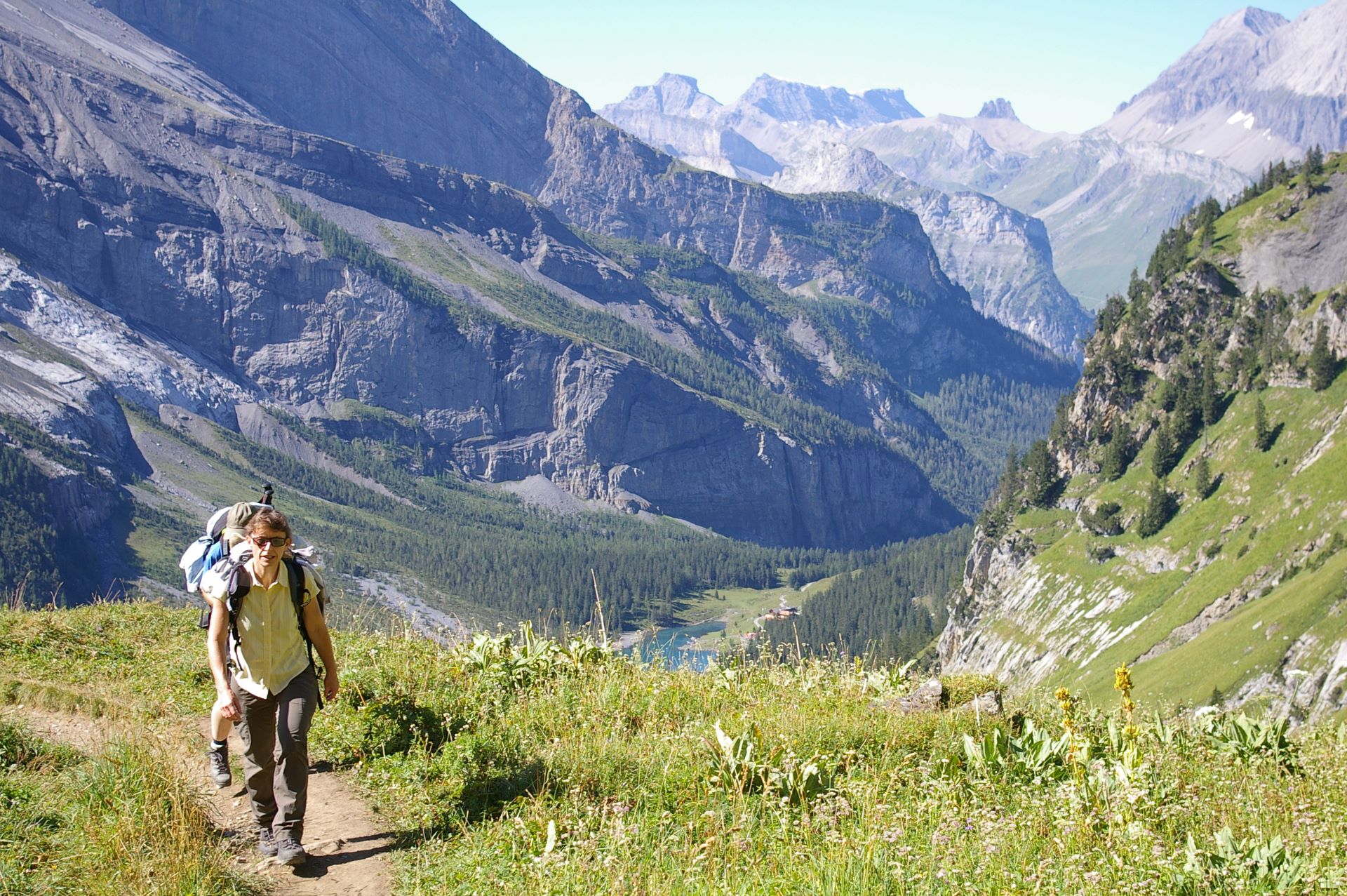 Letzte Blicke auf den Oeschinen See