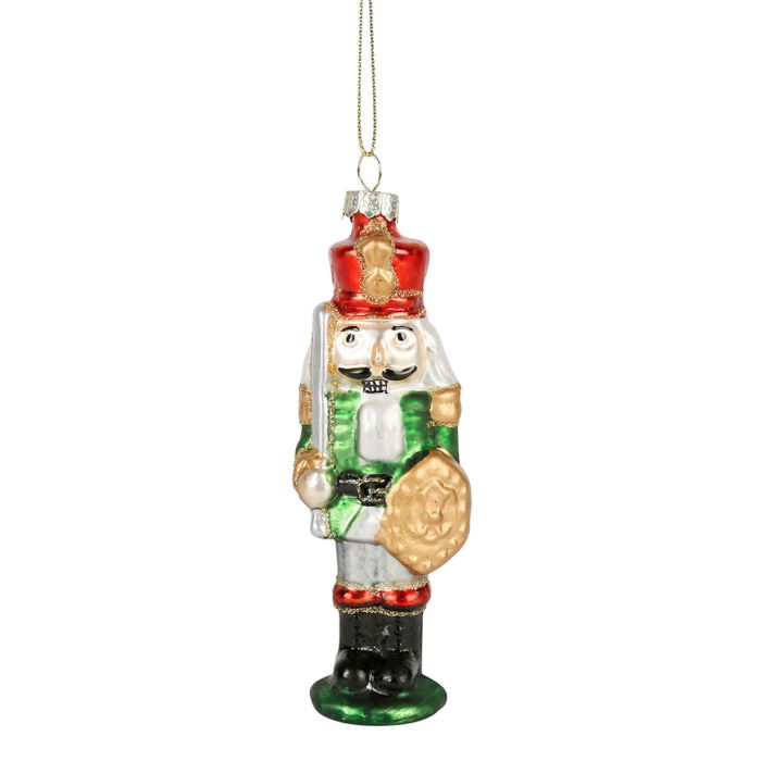 Weihnachtskugeln Nutcracker 3er-Set