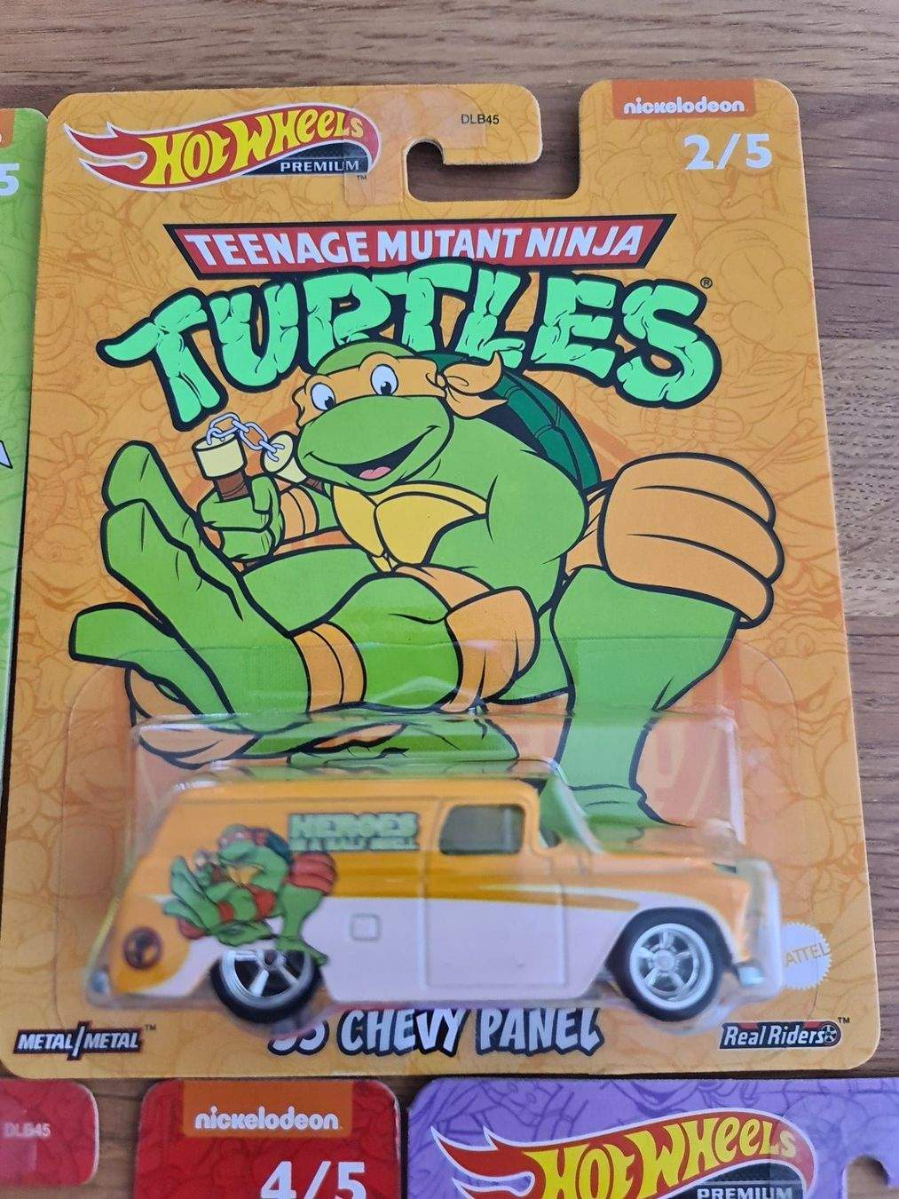 Kompl. Set Hot Wheels Premium Mutant Ninja Turtles TMNT 2022