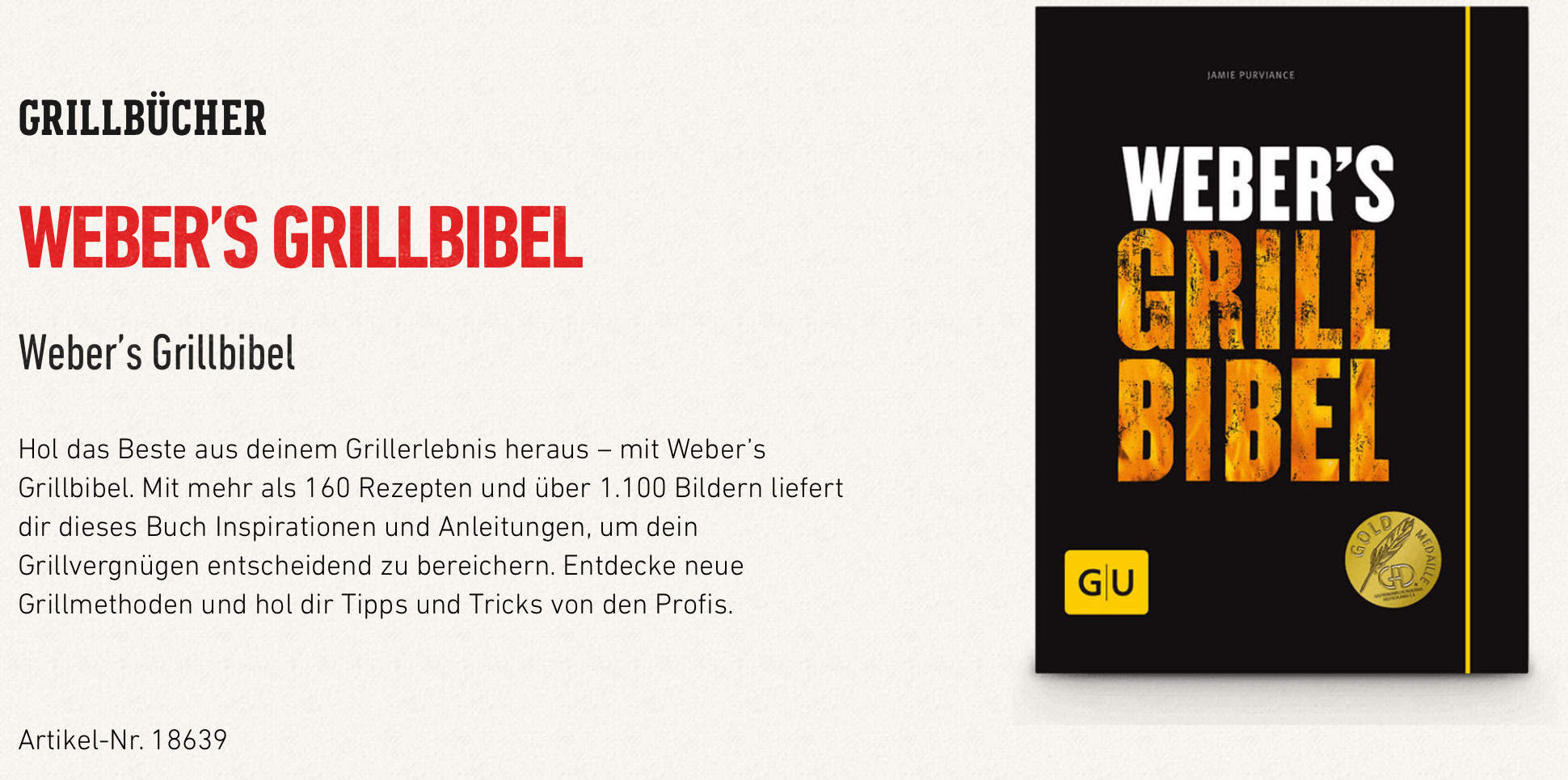 Weber's Grill Bibel