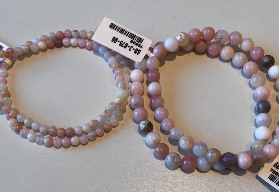 Armband / Fussketten mit rosa Opal *Handmade for you*