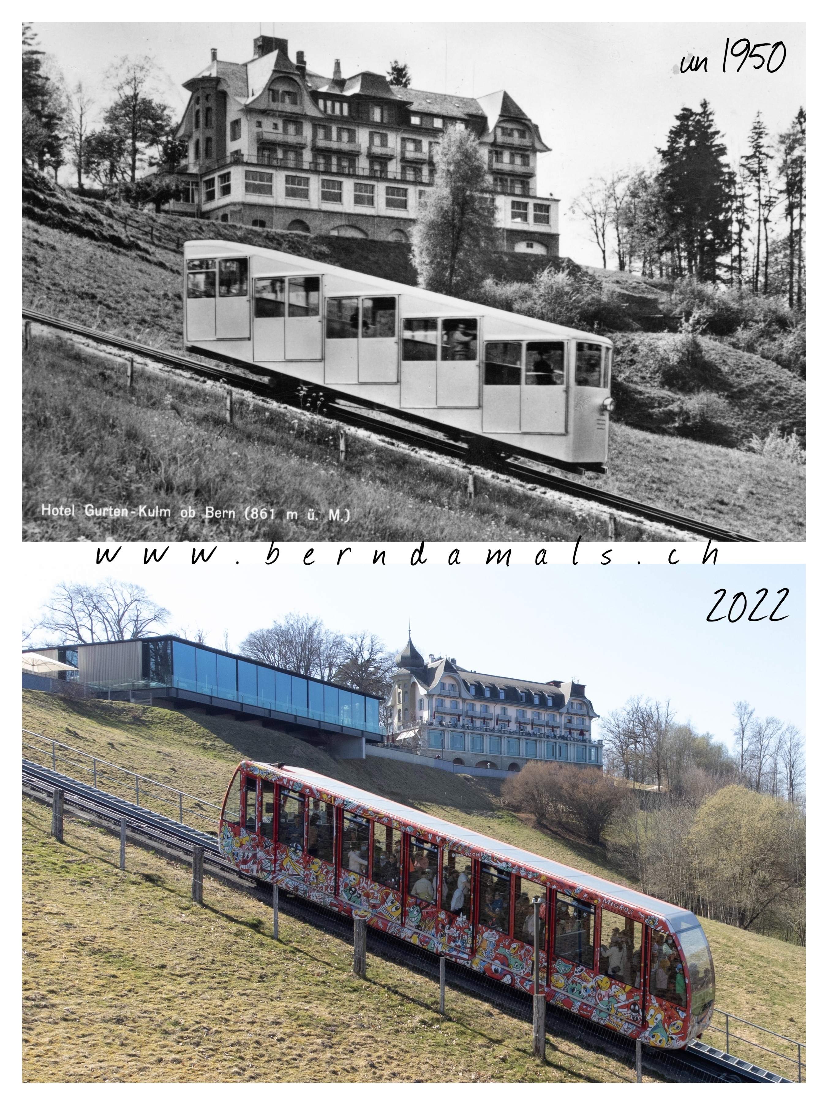 Gurtenbahn um 1950