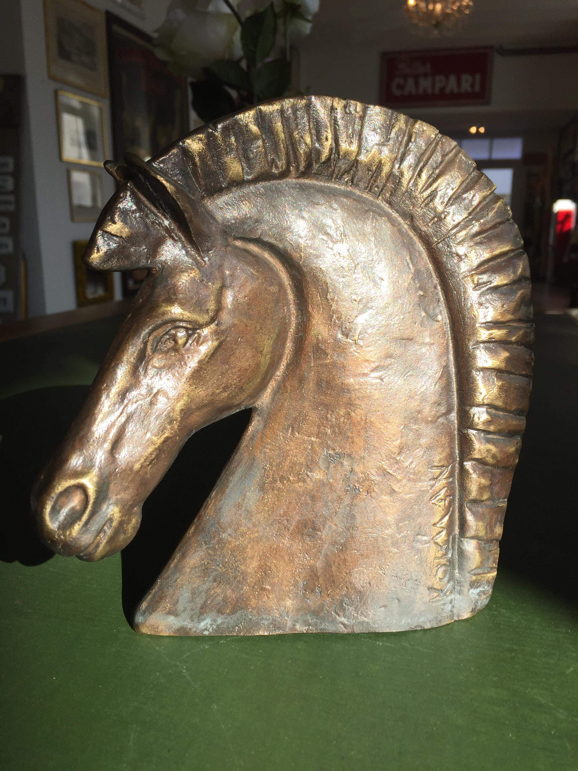 Bronzefigur Pferd Stane Kolman