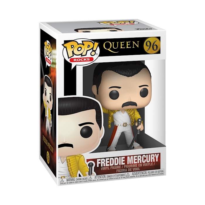 Funko POP ! Rocks Queen Freddy Mercury Wembley1986, Nr. 96