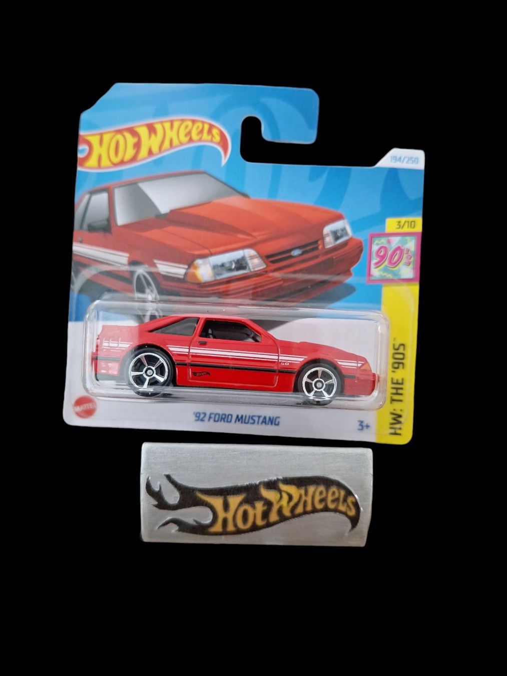 Hot Wheels HW The 90s 2024 92 Ford Mustang 3/10 S