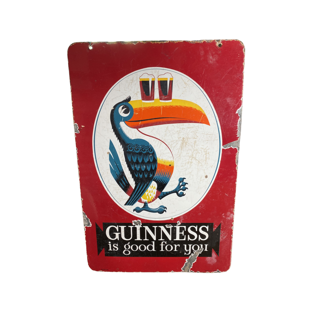 Original Guinness Bier Emailschild