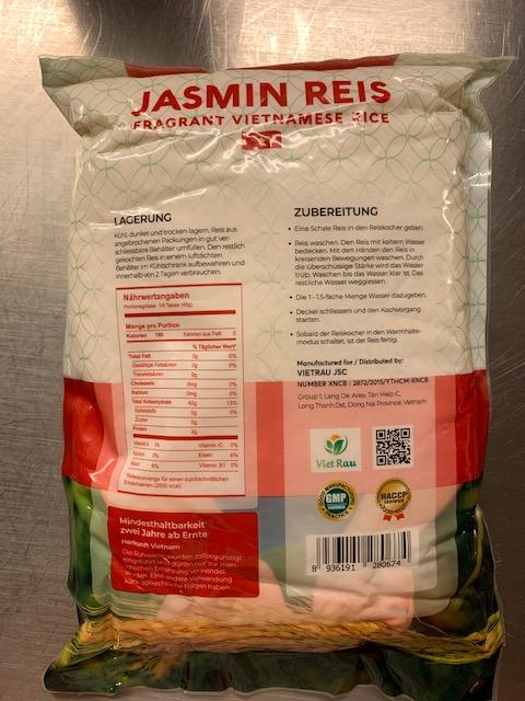 Jasmin Reis, Fragrant Rice Vietnam 1 oder 20 Kilogramm