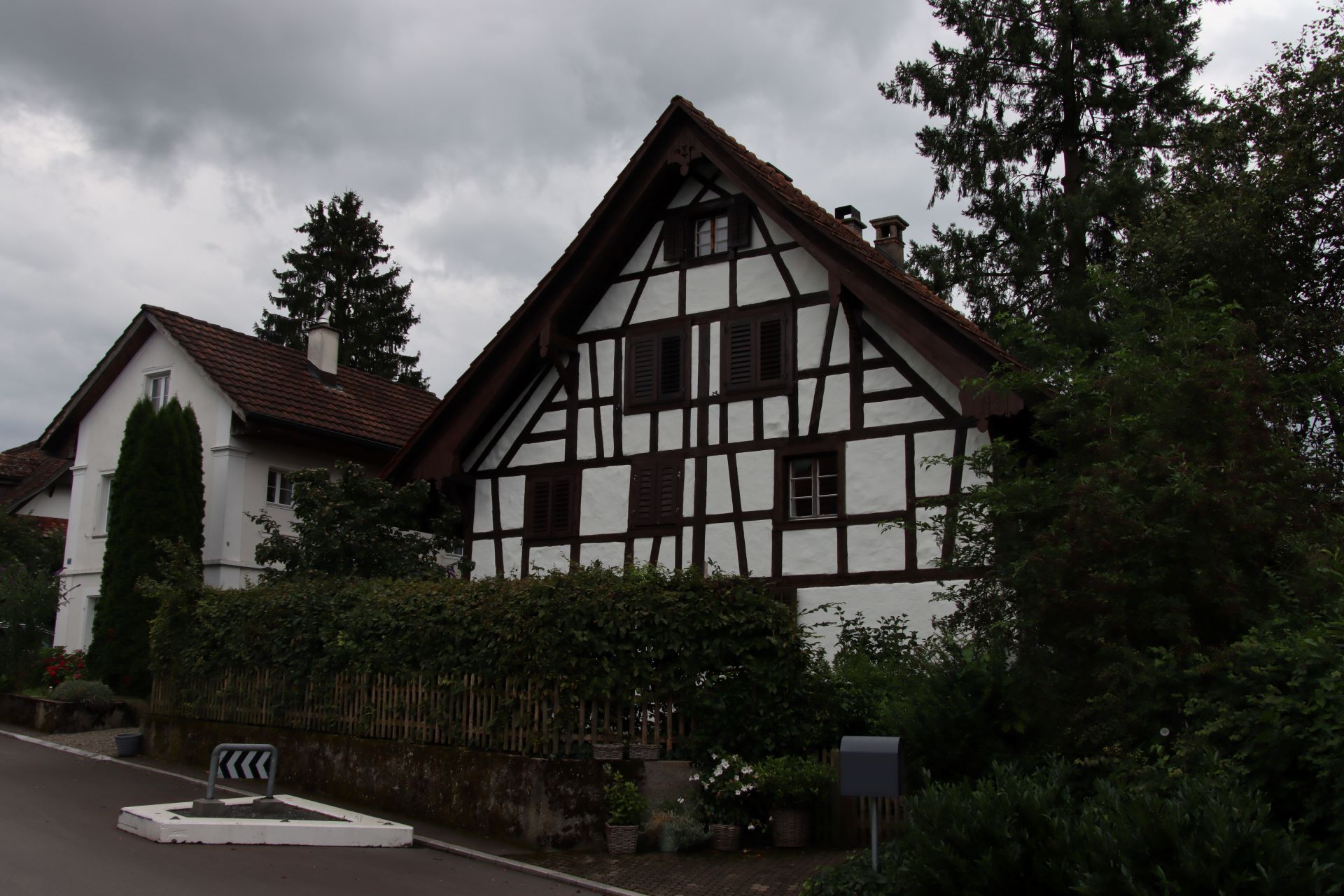 In Ottenbach gibt es noch gut erhaltene Riegelbauten