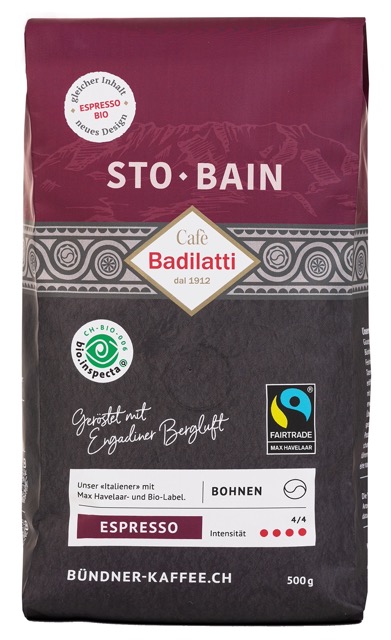 Badilatti Cafè, STO-BAIN (ehemals Espresso) + STO-BAIN Fair Trade