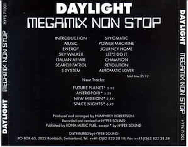DAYLIGHT - Megamix Nonstop
