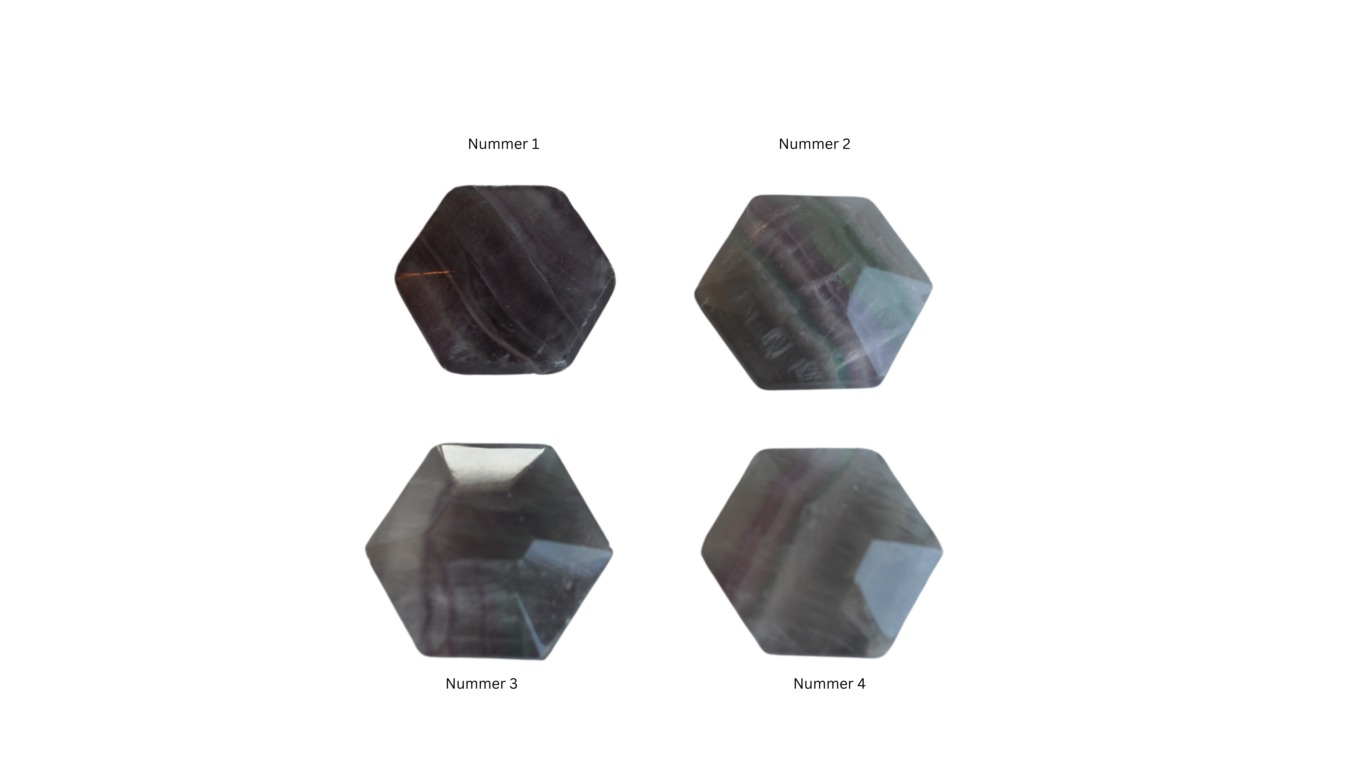 Fluorit Feenstein Regenbogen hexagonal