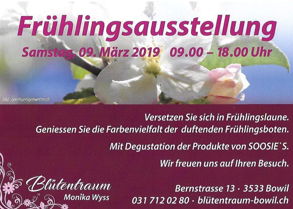 Frühlingsaustellung Blütentraum Bowil(15. Februar 2019)