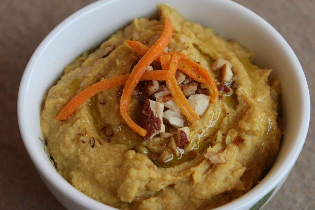 Karotten-Curry-Hummus