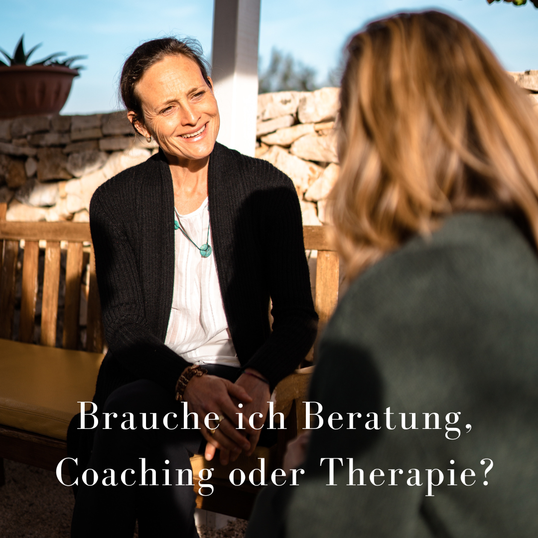 Brauche ich Beratung, Coaching oder Therapie?