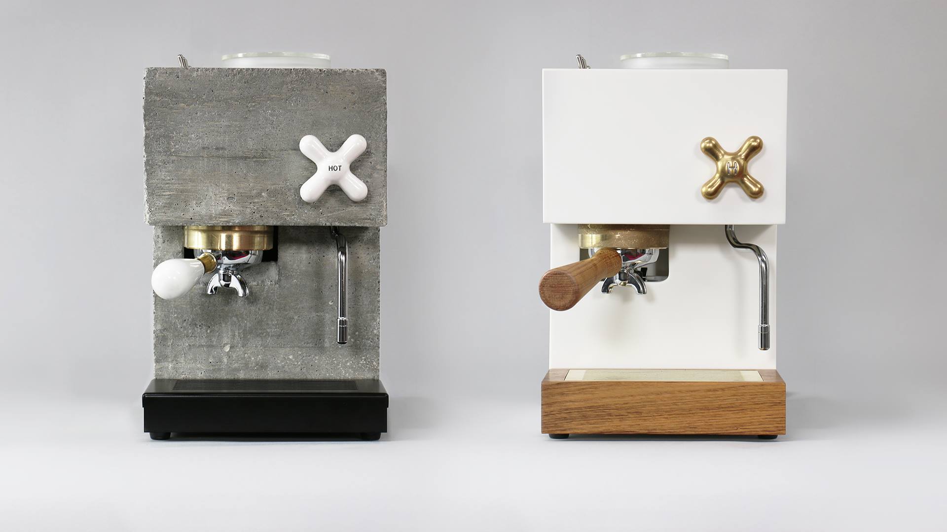 5. AnZa Desing Home Espresso Machine Corian (White) or Concrete (Beton)